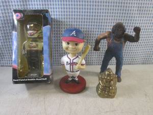 lot 48 image: (CSB) 2 Bobble Heads and 2 Other Fi...