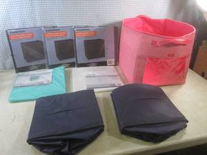 lot 73 image: (A-3) Assorted Collapsible Storage ...