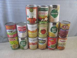 lot 85 image: (C-3) Assorted Canned Goods Past Da...
