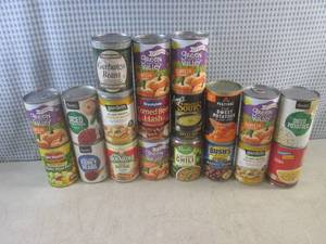 lot 87 image: (C-1) Assorted Canned Goods Past Da...