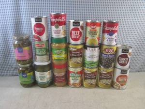 lot 88 image: (C-2) Assorted Canned Goods Past Da...