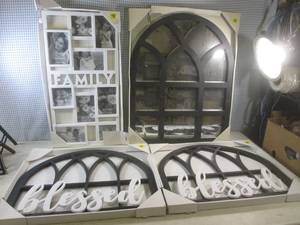 lot 98 image: (A-4) Wall Mirror and Other Wall De...