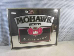 lot 99 image: (D-4) Mohawk Spirits Bar Wall Mirro...