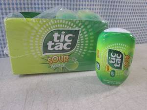 lot 103 image: (B-1) 7 Containers of Tic Tac Sour ...
