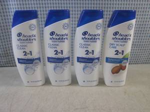 lot 113 image: (G-1) 4 Bottles of Head & Shoulders...