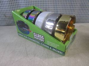 lot 134 image: (G-1) Display of 5 New Glass Ashtra...