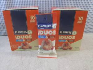 lot 161 image: (B-1) 20 of Planters Nut Duos 2 Box...