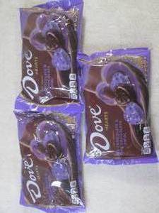 lot 179 image: (B-3) 3 Bags of Dove Hearts Milk Ch...