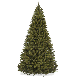 lot 14 image: 7.5ft Unlit Artificial Green Spruce Christmas Tree, wEasy Assembly