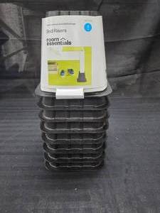 lot 128 image: (8) Room Essentials Bed Risers