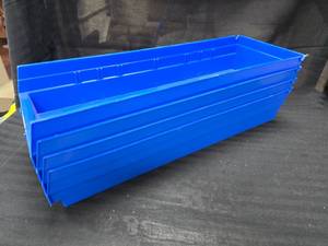 lot 131 image: (4) Large Heavy Duty Storage Containers