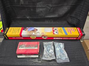 lot 224 image: Lots Of Cement anchors washers etc & Dryer Vent Cleaning system