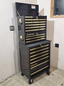 lot 81 image: Clarke HD Plus 3 Tier Rolling Tool Chest with Keys