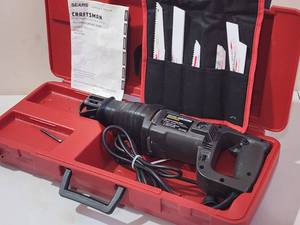lot 28 image: Craftsman Electric Reciprocating Saw