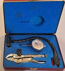 lot 56K image: G - Central Tool Company Automotive Engine Gauge Set in Case