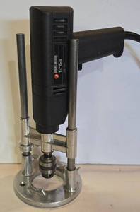 lot 77K image: G - Black & Decker 14 Inch Drill with Portalign Tool Co. Precision Guide