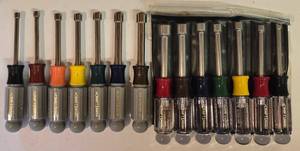 lot 79K image: G - Craftsman Standard and Metric Nut Driver Set with Case