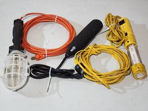 lot 118 image: (2) Mechanics Drop Lights and Power Strip