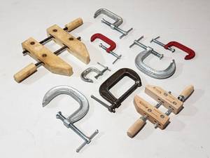 lot 50 image: Large Assortment of Small Misc. Clamps