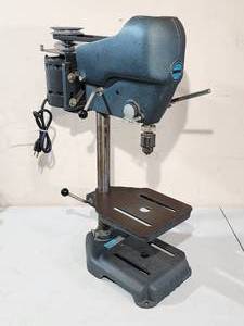 lot 145 image: Toolkraft Workbench Drill Press with Delta Sanding Drum Set