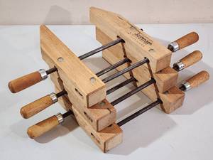 lot 174 image: (3) Large Jorgensen Woodworking Clamps