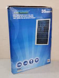 lot 221 image: Crystalline 35-Watt Output Solar Panel