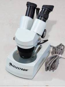 lot 219 image: Celestron Electric Microscope Model 44202
