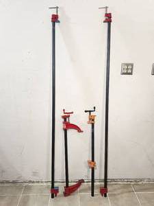 lot 215 image: Assorted Woodworking Pipe Clamps