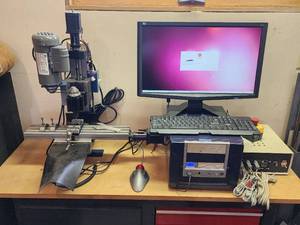 lot 201 image: Linux CNC Mini Milling Machine