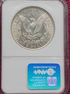 1885 Morgan Silver Dollar NGC AU55