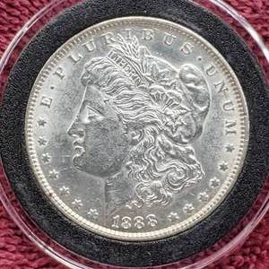 lot 33 image: 1888 Morgan Silver Dollar in Airtite, High Grade