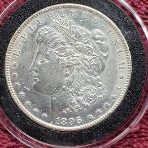 lot 41 image: 1896 Morgan Silver Dollar in Airtite, High Grade