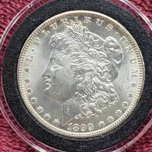 lot 42 image: 1899-O Morgan Silver Dollar in Airtite, High Grade