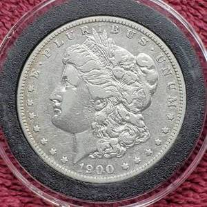 lot 46 image: 1900-O Morgan Silver Dollar in Airtite, Higher Grade