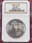 1882-S Morgan Silver Dollar NGC AU58