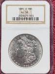 1884-O Morgan Silver Dollar NGC AU58