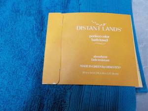 lot 50 image: Distant Lands 30 x 54 Bath Towel...