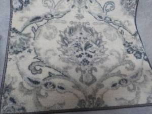 lot 87 image: Maples Rug 20 x 31 Grey Blue Runne...