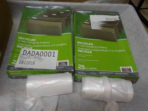 lot 114 image: 2 Rolls 33 Gallon Trash Bags and 50...