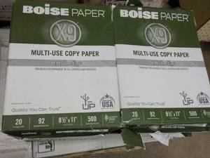 lot 116 image: Boise Paper 5000 Sheets White 8.5 x...