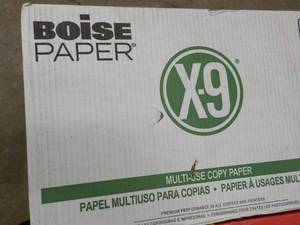 lot 118 image: Boise 5000 Sheets White 8.5 x 11 C...