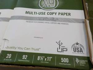 lot 120 image: Boise 4000 Sheets White 8.5 x 11 C...