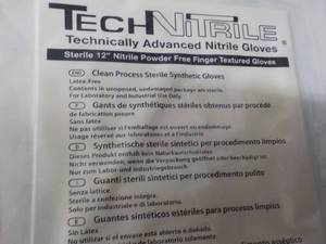 lot 154 image: 22 pair Tech Nitrile Gloves...