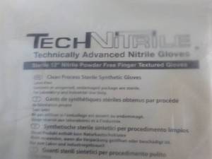 lot 155 image: 22 pair Tech Nitrile Gloves...