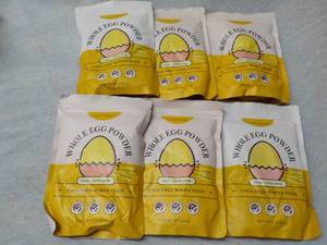 lot 162 image: 6 pkgs 8 oz Whole Egg Powder -best ...