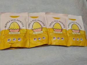 lot 166 image: 4 pkgs 8 oz Whole Egg Powder -best ...