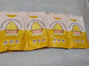 lot 167 image: 4 pkgs 8 oz Whole Egg Powder -best ...