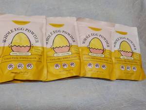 lot 168 image: 4 pkgs 8 oz Whole Egg Powder -best ...