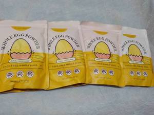 lot 169 image: 4 pkgs 8 oz Whole Egg Powder -best ...