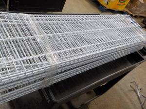 lot 195 image: Wire Shelving 48 x 12 - everything...